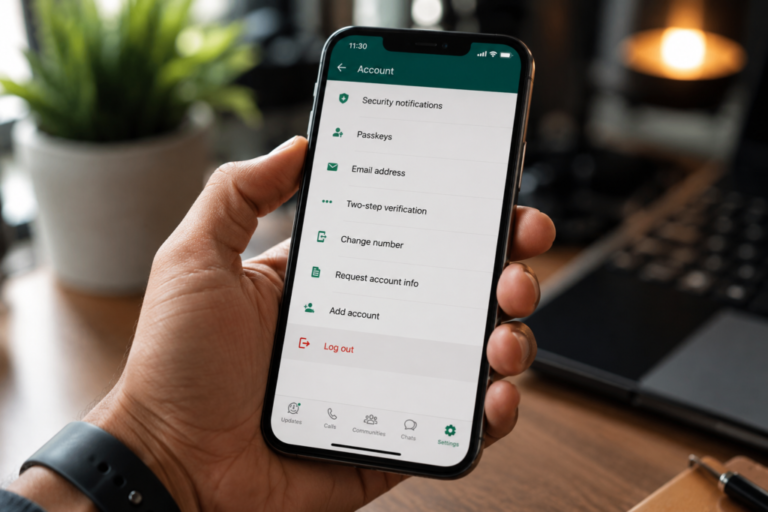 WhatsApp Logout Feature